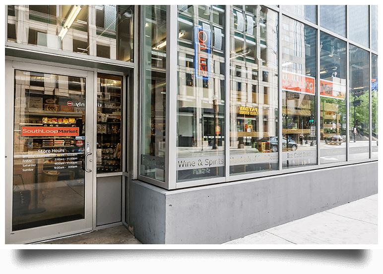 South Loop Market Van Buren storefront